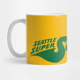 SEATTLE SUPERSONICS 60s Style Basketball Team Mug